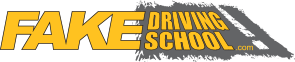 Fake Driving School logo