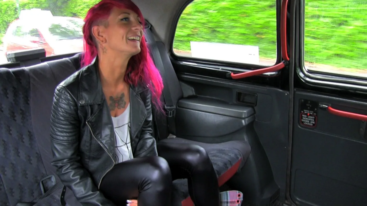 Redhead Punk With Tattoos Gets A Lesson In Cock From Cabbie - Fake Taxi