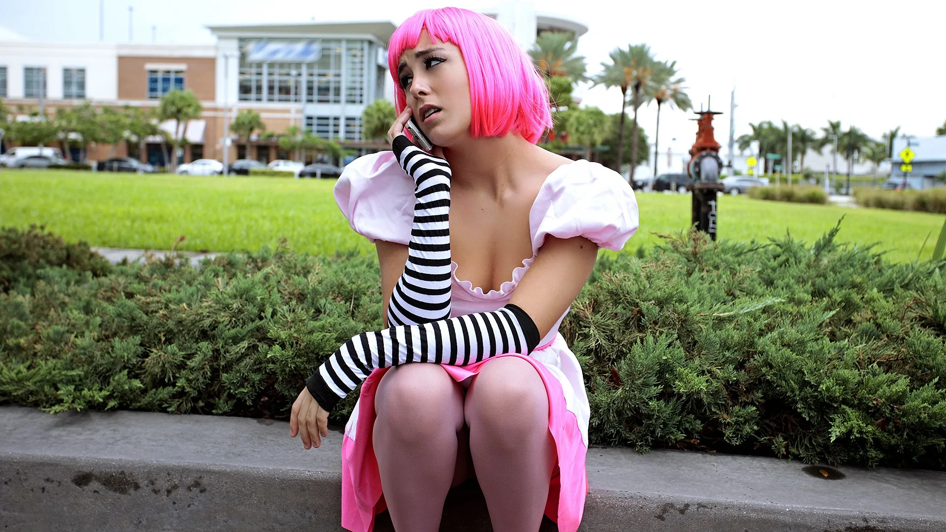 Cosplaying Chick Sucks Like a Pro - Stranded Teens